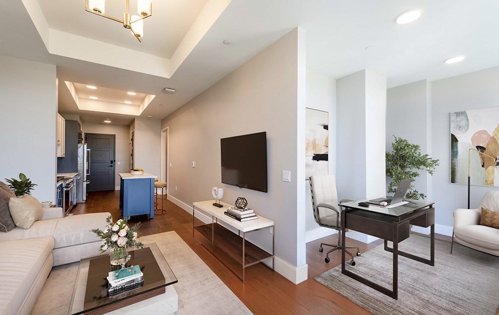 BB1 - 1 bedroom floorplan layout with 1 bathroom and 775 square feet (Interior)